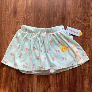 Cat & Jack Mint Green Unicorn Skort Girls 6/6x